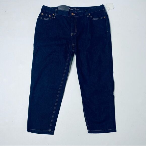 Liz Claiborne | NWT Cropped Denim Jeans - Picture 1 of 7